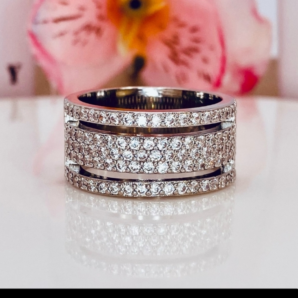 Eternity Triple Row Engagement Band